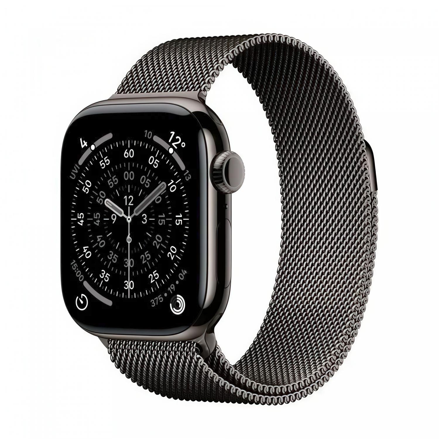 Умные часы Apple Watch Series 11 46 mm Slate Titanium Case Milanese Loop M/L